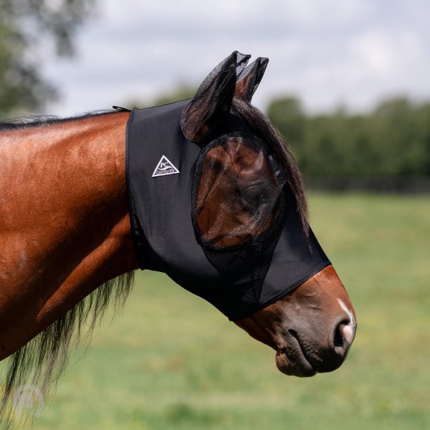 Professionals Choice Comfort Fit Fly Mask - Sort