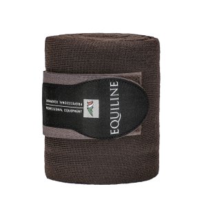 Equiline Staldbandage Strik Brun