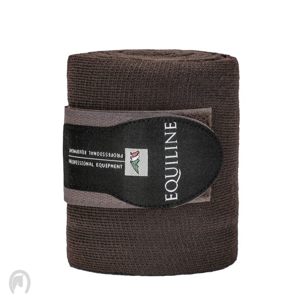 Equiline Staldbandage Strik Brun