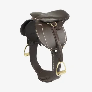 LeMieux Mini Pony Spring Sadel m. pladegjord Brun