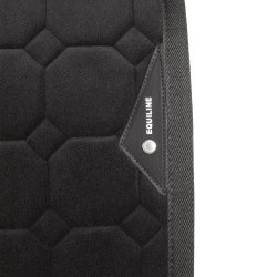 Equiline Octagon Velvet Underlag Sort