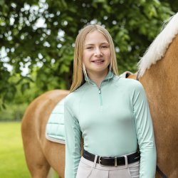 LeMieux Young Rider Hope Base Layer Aqua