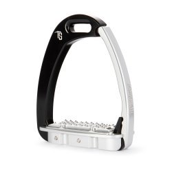 Tech Stirrups Young Evo Sort/Silver 10cm