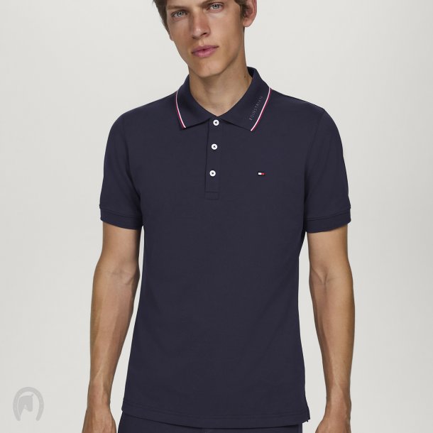 Tommy Hilfiger Harrison Pique Herre Polo Desert Sky