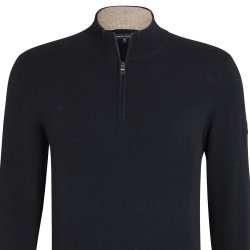 Tommy Hilfiger Oakfield 1/4 Zip Herresweater Navy