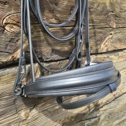 OS Warendorf Feelgood Trense Sort Rivoli 12mm Crystal