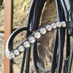 OS Warendorf Feelgood Trense Sort Rivoli 12mm Crystal