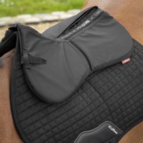 LeMieux ProSorb Plain 2 Pocket Pad m/kiler Sort