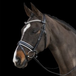 Schockemhle Malaga Trense Sort m. Hvid Foring