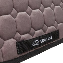 Equiline Octagon Velvet Underlag Old Rose