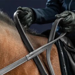 Dyon Gummitjle D Collection 13mm Sort m. Slvspnder