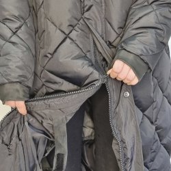 Proud Rider Gem Lang Vinter Ridejakke Sort