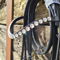 OS Warendorf Feelgood Trense Sort Rivoli 12mm Crystal