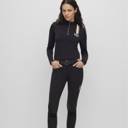 Hugo Boss Hazel Ridebukser m. kn Grip Sort