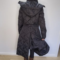 Proud Rider Gem Lang Vinter Ridejakke Sort