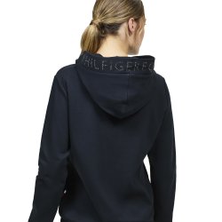 Tommy Hilfiger Laurens Rhinestone Hoodie Navy