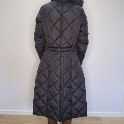 Proud Rider Gem Lang Vinter Ridejakke Sort