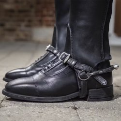 Dyon Sporeremme Lder m. Nylon Sort