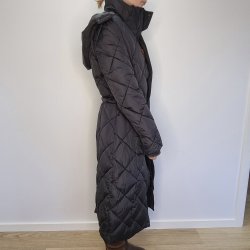 Proud Rider Gem Lang Vinter Ridejakke Sort