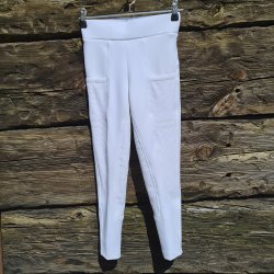 Riders Company Brnetights Fuldgrip Hvid