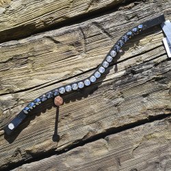 OS Pandebnd Rivoli XL 12mm Sort/Crystal Shading - Feelgood