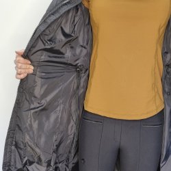 Proud Rider Gem Lang Vinter Ridejakke Sort