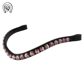 OS Pandebnd Feelgood Rivoli XL 12mm Light rose/Rose/Vintage rose Sort lder