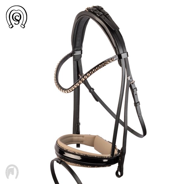 OS Warendorf sort/greige fineline str. Full