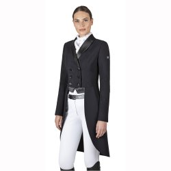 Equiline kjole Grineg sort m.sten