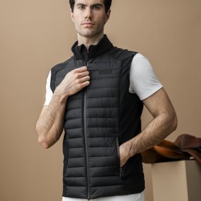 Alessandro Albanese Kari Gilet Herrevest Sort