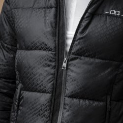 Alessandro Albanese Monogram Puffer Jakke Herre Sort 