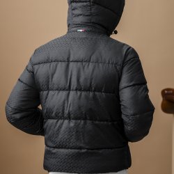 Alessandro Albanese Monogram Puffer Jakke Herre Sort 