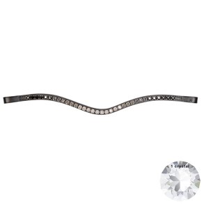 OS Pandebnd Rivoli XS 8mm Sort/Crystal - Feelgood