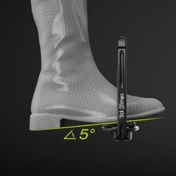 Tech Stirrups Venice Plus Evo S�lv/S�lv Schock absorbing 5� 12cm