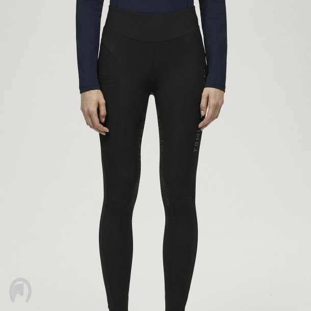 Tommy Hilfiger AW26/27 Elmira Rhinestone Vinter Fuldgrip Ridetights Sort