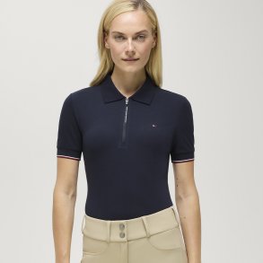 Tommy Hilfiger Equestrian Anaheim Zip Poloshirt Desert Sky