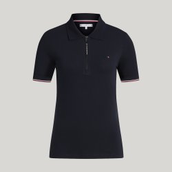 Tommy Hilfiger Equestrian Anaheim Zip Poloshirt Desert Sky