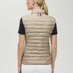 Tommy Hilfiger Equestrian Serano Quilted Vest Beige