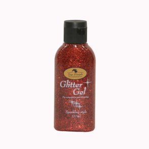 Top Finish Glitter Gel 100ml R�d