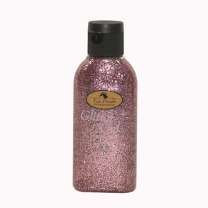 Top Finish Glitter Gel 100ml Rosa