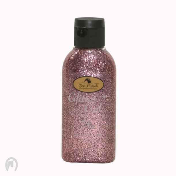Top Finish Glitter Gel 100ml Rosa