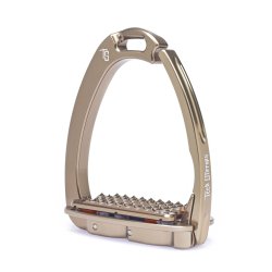 Tech Stirrups Venice Dressage Plus Shock absorbing Brown