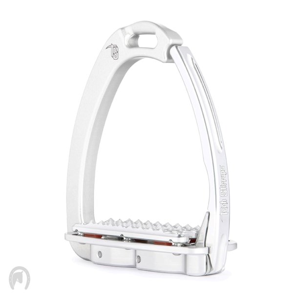 Tech Stirrups Venice Dressage Plus Shock absorbing Silver