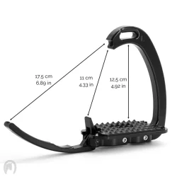 Tech Stirrups Venice Children Evo Titanium  2,5� 10cm