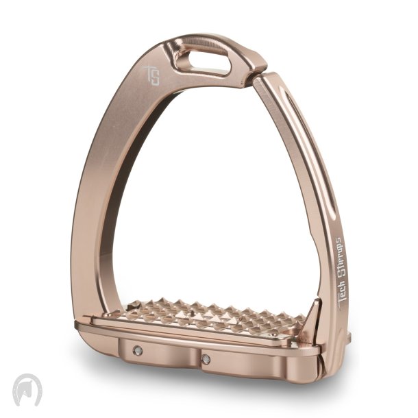 Tech Stirrups Venice Dressage Sloped Rosegold 12cm