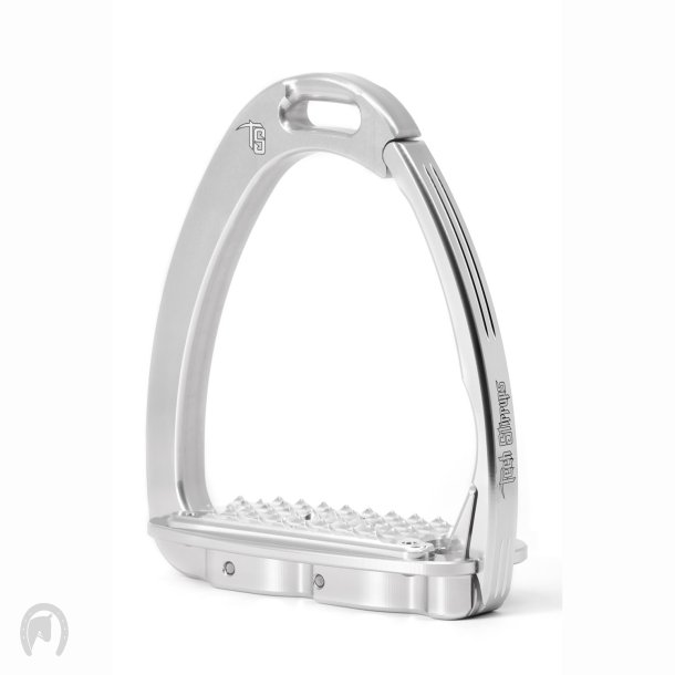 Tech Stirrups Venice Dressage Sloped Silver/Silver 12cm