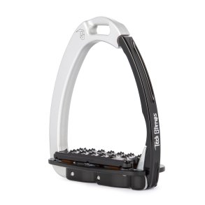 Tech Stirrups Venice Plus Evo S�lv/Sort Schock absorbing 5� 12cm