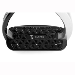 Tech Stirrups Venice Sloped Evo Sort/Slv 12cm