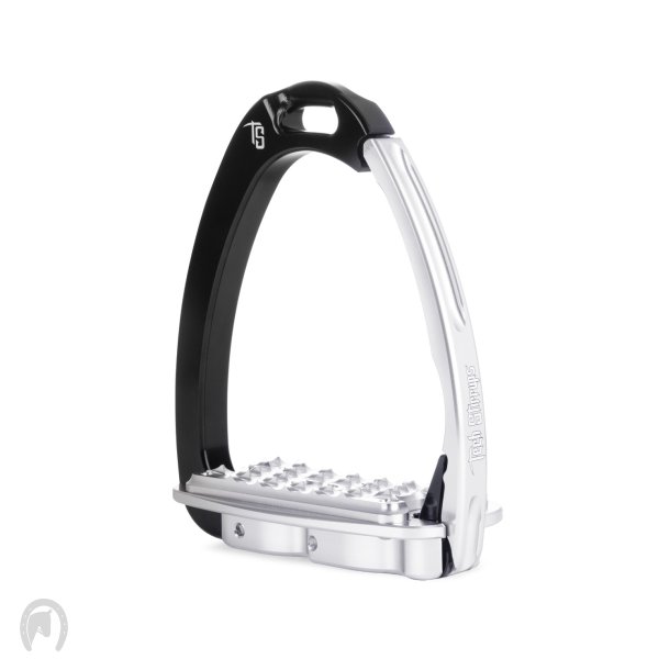 Tech Stirrups Venice Sloped Evo Sort/Slv 12cm
