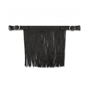 Waldhausen Fluepandebnd m/spnde Sort